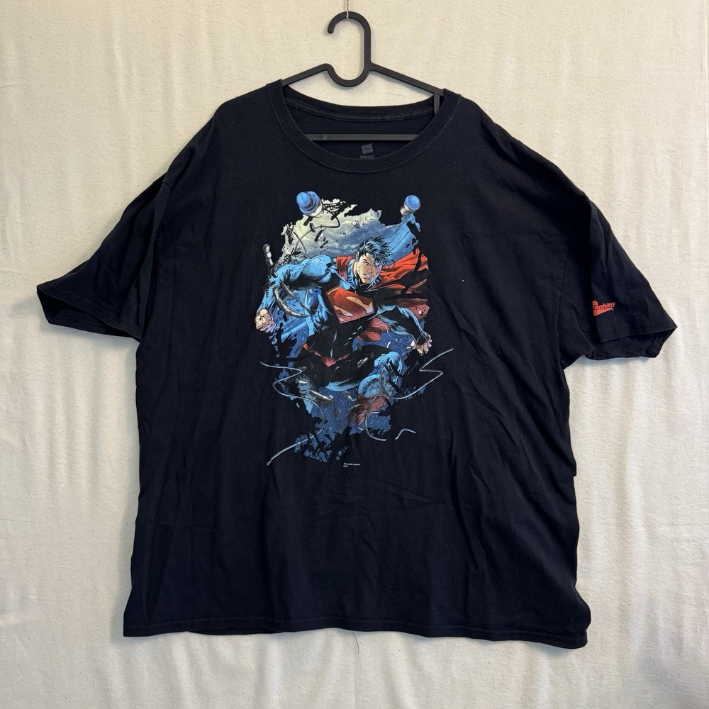 Vintage 90s Superman Doomsday T Shirt 2XL XXL Dc Comics Graphitti